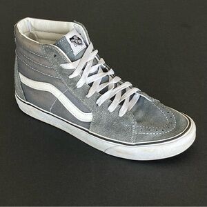 Vans SK8 Hi Mens Athletic Skate Shoes Size 9.5 Green Gray Suede